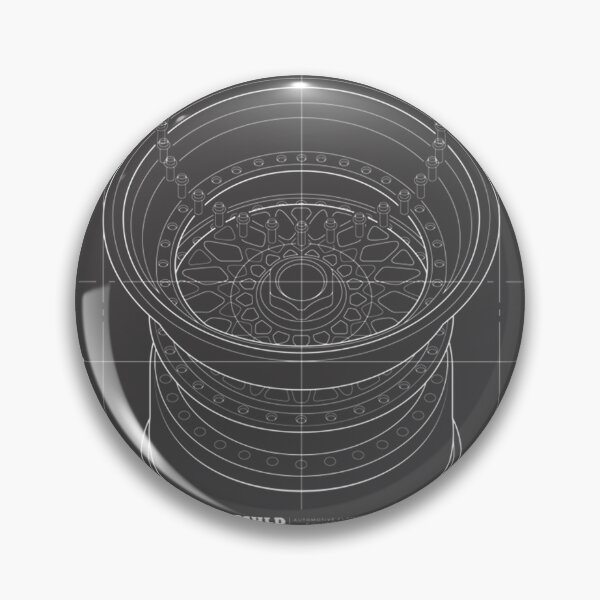 Item preview, Detailed Wheel Rim Sketch Illustration with Construction Lines designed and sold by Ryou113.