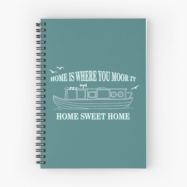 Item preview, Narrowboat Canal Boat Home Sweet Home designed and sold by HotHibiscus.