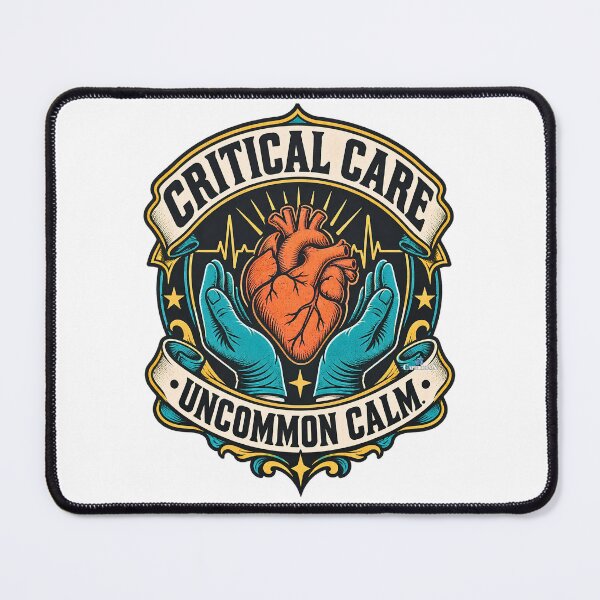 Item preview, ICU Nurse Critical Care Uncommon Calm designed and sold by EvergreenPark - Tee Studio.
