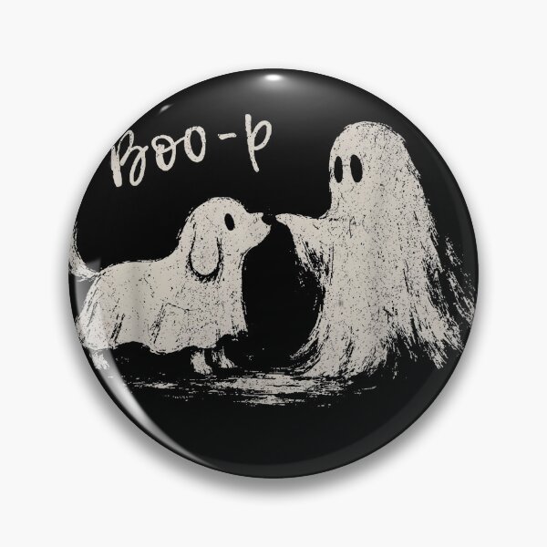 Item preview, Funny Nose Boop Ghost Puppy Halloween designed and sold by AmiGraph.