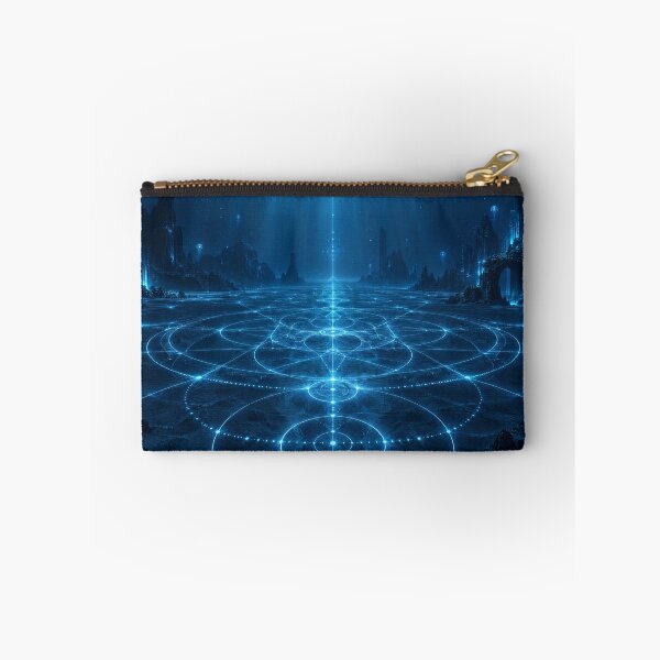 Item preview, Bioluminescent Ocean Floor Sacred Geometry Quantum Light Grid designed and sold by monkeybusiness.pt.