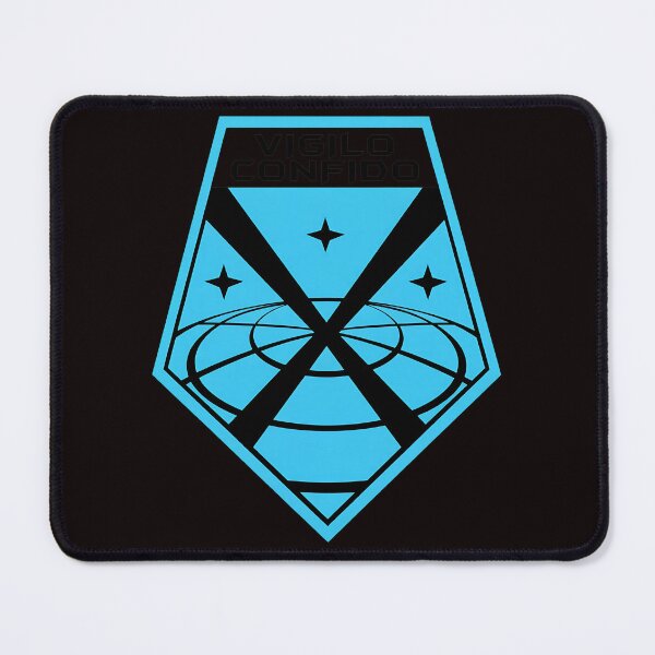 Item preview, Vigilo Confido Emblem Cyan designed and sold by SkellyLinda.