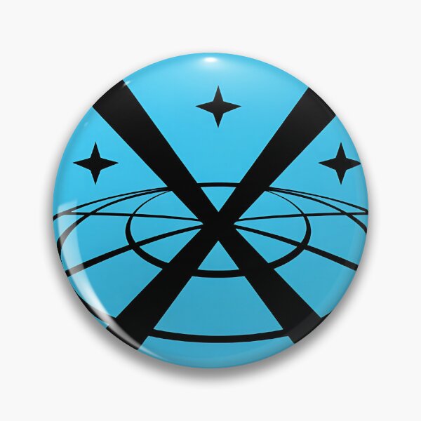 Item preview, Vigilo Confido Emblem Cyan  designed and sold by SkellyLinda.