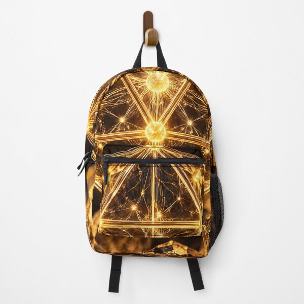 Item preview, Glowing Gold Sacred Geometry Merkaba Quartz Crystals designed and sold by monkeybusiness.pt.