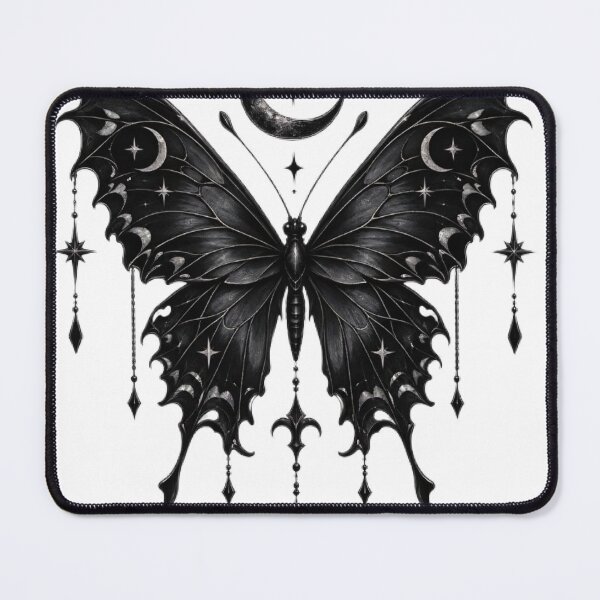 Item preview, Gothic Celestial Butterfly – Black Moon & Stars designed and sold by Urbansprints.