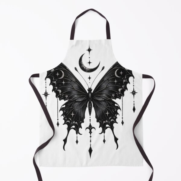 Item preview, Gothic Celestial Butterfly – Black Moon & Stars designed and sold by Urbansprints.