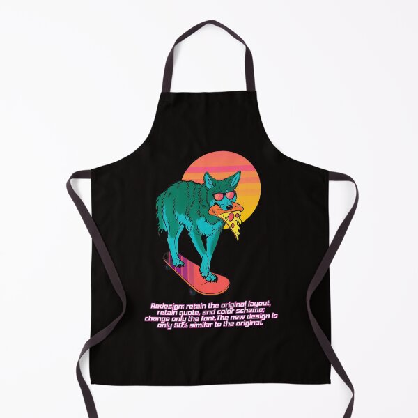 Item preview, Retro Coyote Skater with Pizza Sunglasses designed and sold by SkellyLinda.