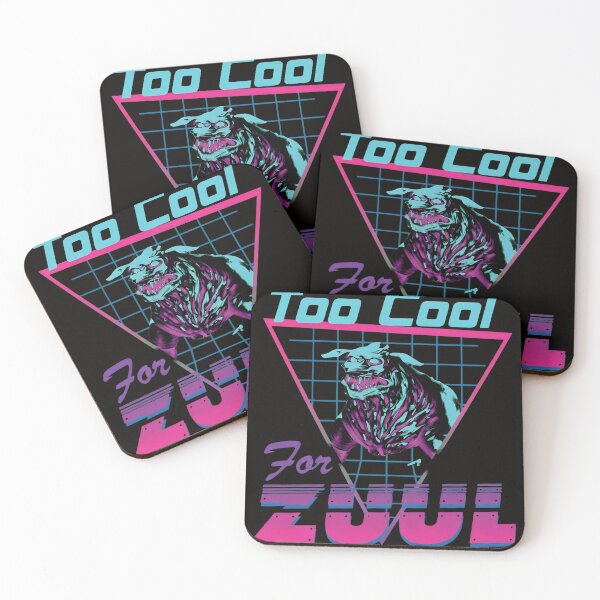 Item preview, Too Cool For Zuul Retro Synthwave Beast designed and sold by SkellyLinda.