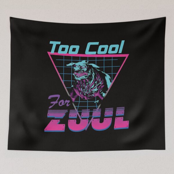 Item preview, Too Cool For Zuul Retro Synthwave Beast designed and sold by SkellyLinda.