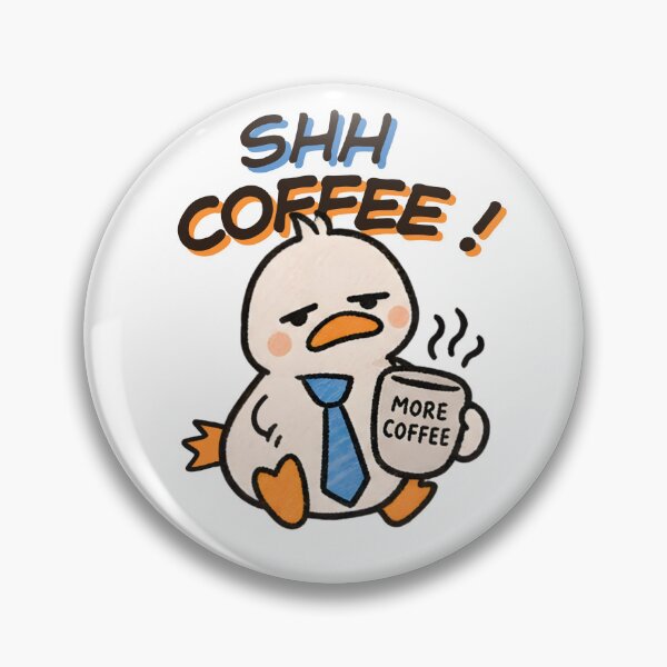 Item preview, Shh Coffee Duck - Funny Tired Morning Humor designed and sold by Duck lovers.