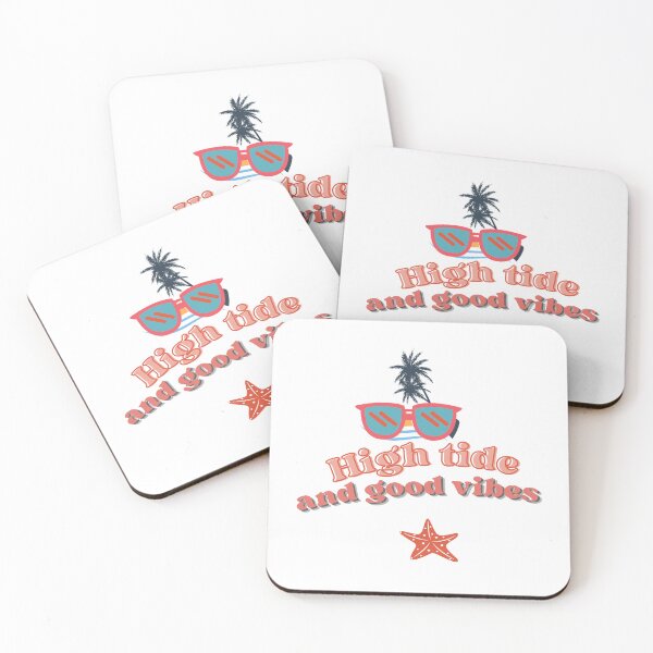 Item preview, High Tide and Good Vibes Retro Beach Summer Graphic designed and sold by regmiygears.