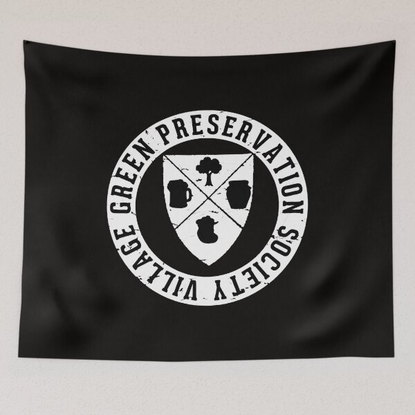 Item preview, Green Village Preservation Society Emblem Vibe designed and sold by SkellyLinda.