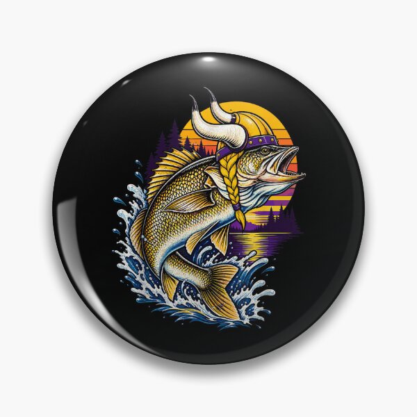 Item preview, Funny Viking Fish for Walleye Anglers designed and sold by JaredDeShop.