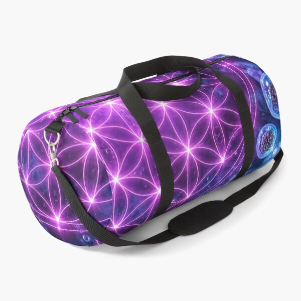 Item preview, Glowing Purple Flower of Life Microscopic Cellular Grid designed and sold by monkeybusiness.pt.