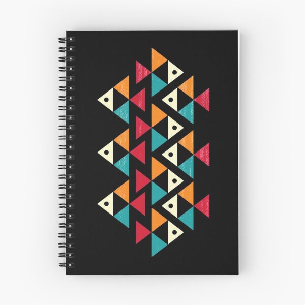 Item preview, Geometric Fish School Retro Abstract Ocean Design designed and sold by JaredDeShop.
