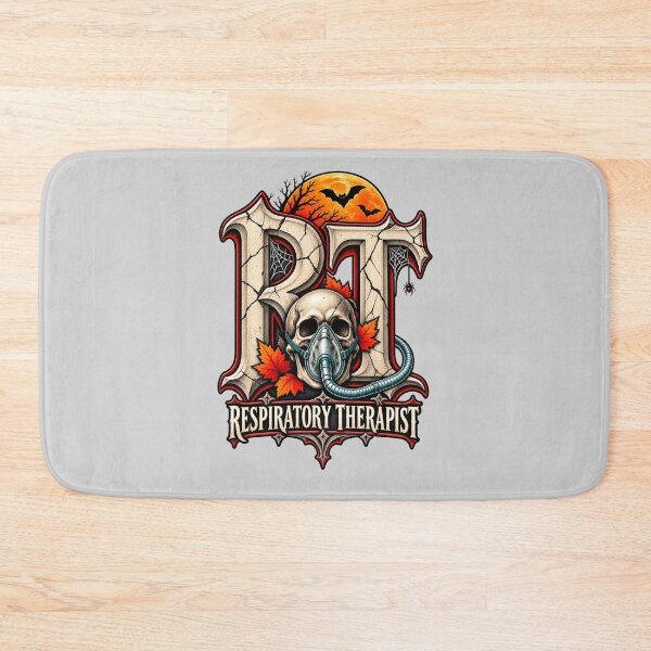 Item preview, Halloween RT Skull Respiratory Therapist Autumn designed and sold by ClinicalHubs.