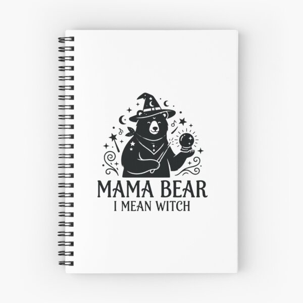 Item preview, Mama Bear I Mean Witch, Funny Halloween Witch designed and sold by CloudyPress.