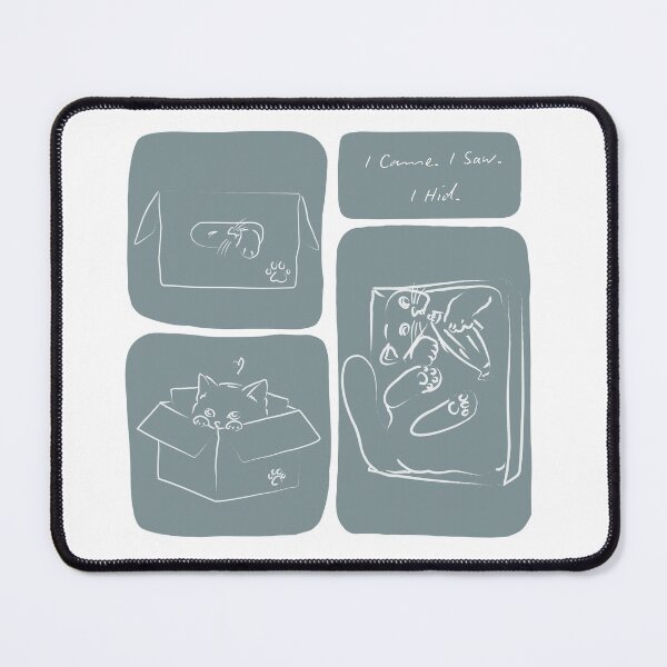 Item preview, I Came I Saw I Hid Relatable Cat in a Box designed and sold by reksitawardani.
