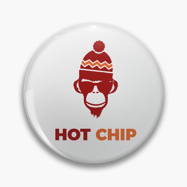 Item preview, HOT CHIP – Indie Electronic Monkey Logo Inspired Design designed and sold by THE MODA STEREO.