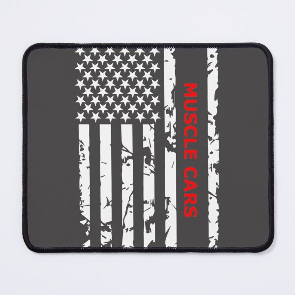 Item preview, Muscle Cars and USA Flag Black and White Design for Car Enthusiasts designed and sold by AliAhmed1005.