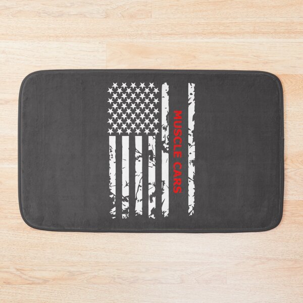 Item preview, Muscle Cars and USA Flag Black and White Design for Car Enthusiasts designed and sold by AliAhmed1005.