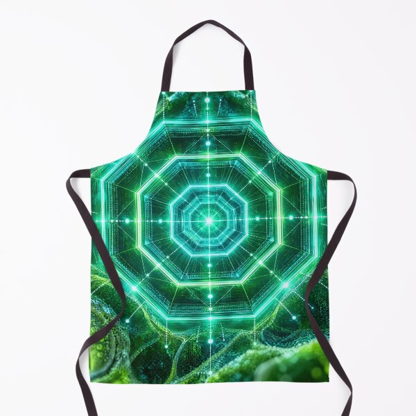 Item preview, Microscopic Leaf Stomata Sacred Geometry Octagon Gate designed and sold by monkeybusiness.pt.