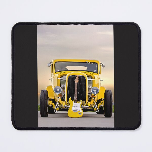 Item preview, Hotrod Car with Electric Guitar Illustration by Steelpaulo designed and sold by AliAhmed1005.