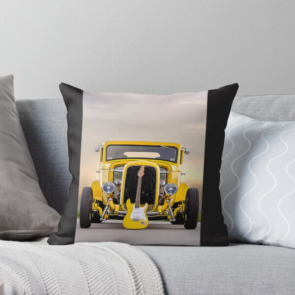 Item preview, Hotrod Car with Electric Guitar Illustration by Steelpaulo designed and sold by AliAhmed1005.