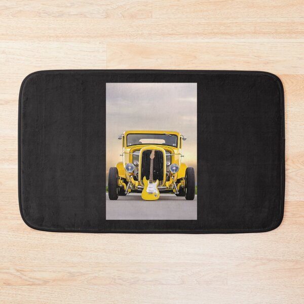 Item preview, Hotrod Car with Electric Guitar Illustration by Steelpaulo designed and sold by AliAhmed1005.