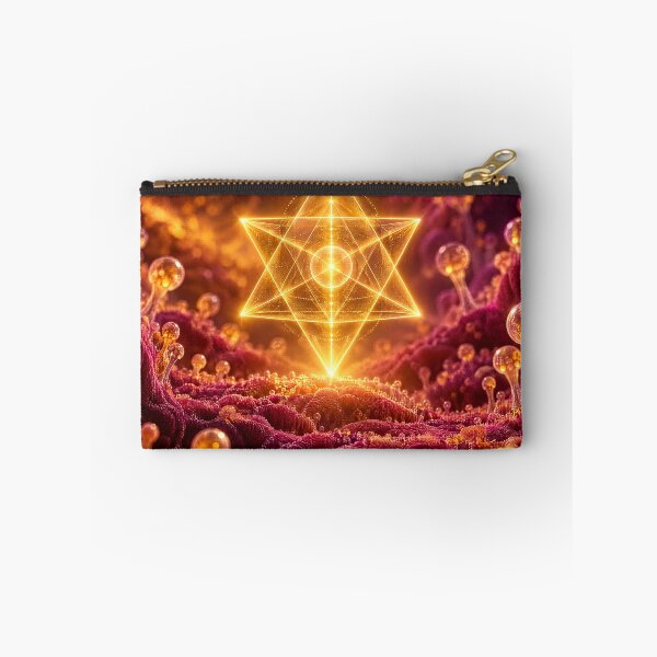 Item preview, Glowing Gold Merkaba Microscopic Organic Spore Portal designed and sold by monkeybusiness.pt.
