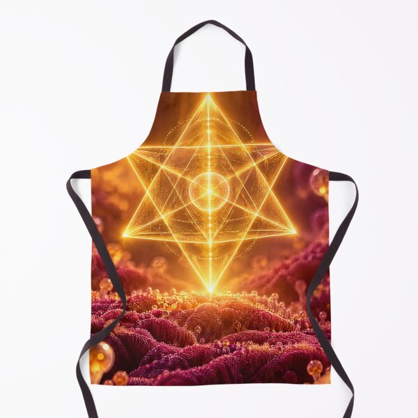 Item preview, Glowing Gold Merkaba Microscopic Organic Spore Portal designed and sold by monkeybusiness.pt.