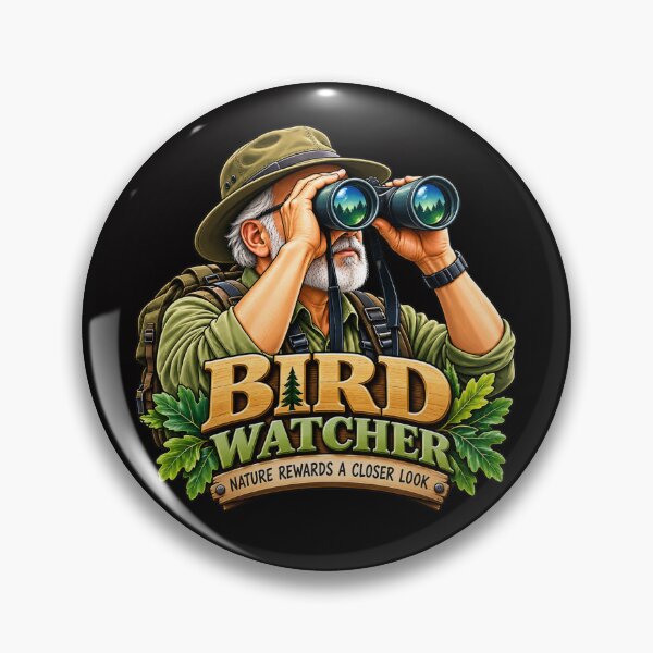 Item preview, Bird Watcher – Nature Rewards a Closer Look Birdwatching Design designed and sold by Tadeusz1.