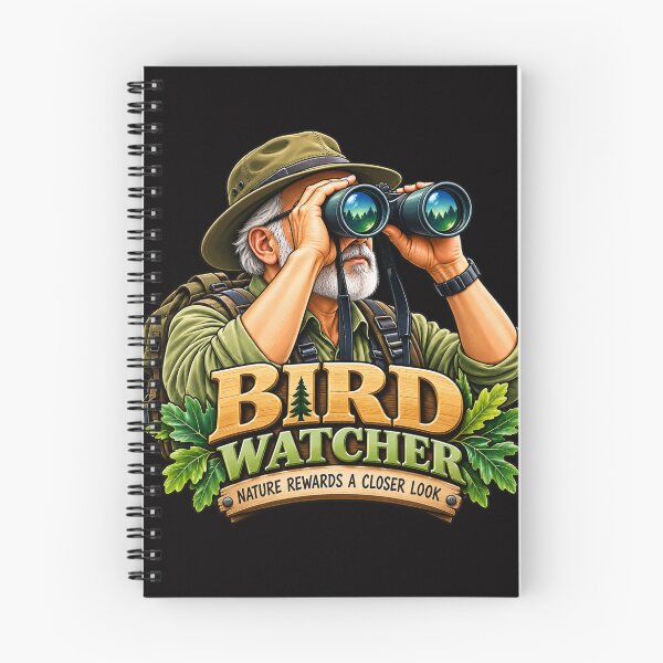 Item preview, Bird Watcher – Nature Rewards a Closer Look Birdwatching Design designed and sold by Tadeusz1.