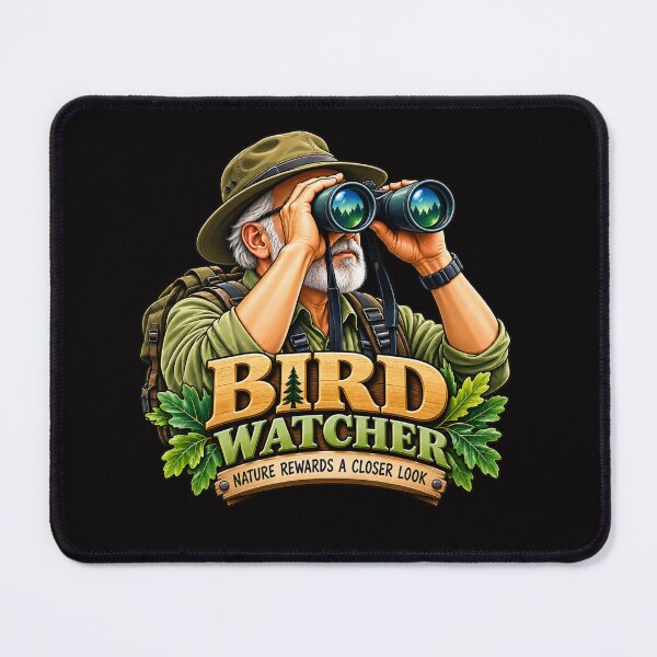 Item preview, Bird Watcher – Nature Rewards a Closer Look Birdwatching Design designed and sold by Tadeusz1.