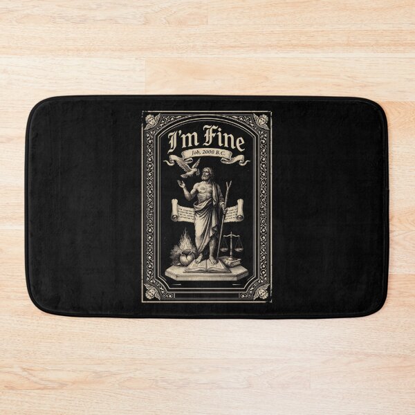 Item preview, I'm Fine Job 2000 BC Bible Humor designed and sold by Redgiant87x.