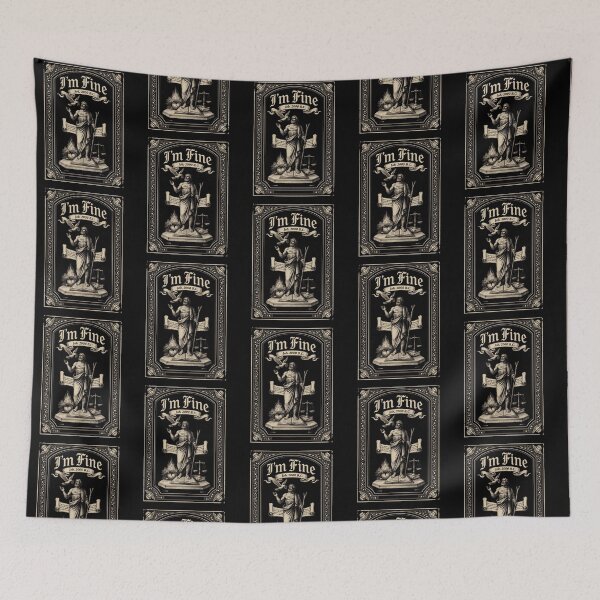 Item preview, I'm Fine Job 2000 BC Bible Humor designed and sold by Redgiant87x.