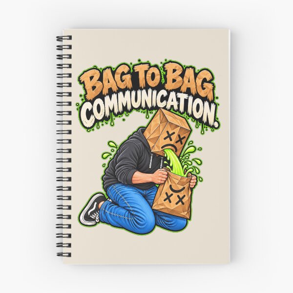 Item preview, Bag to Bag Communication – Funny Cartoon designed and sold by RockyMemes.