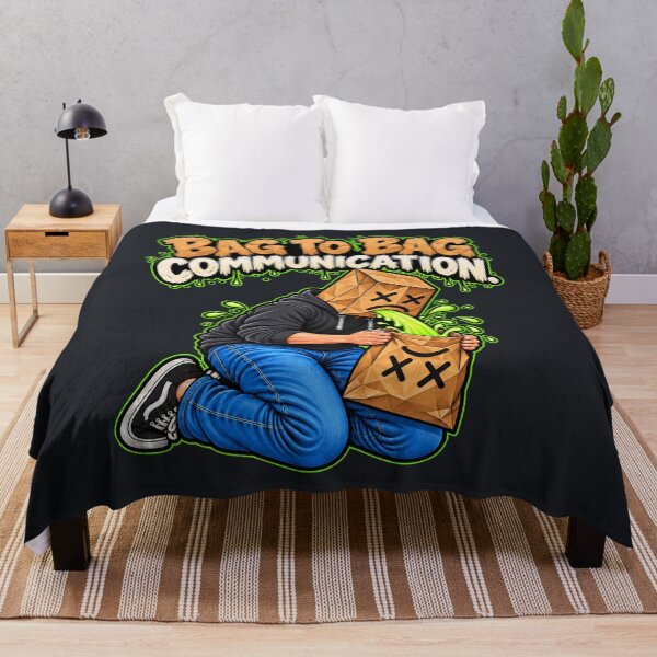 Item preview, Bag to Bag Communication – Funny Cartoon designed and sold by RockyMemes.