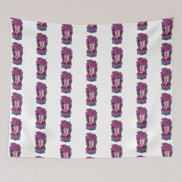 Item preview, Give Breast Cancer The Boot Pink Western Design designed and sold by Wilcox PhotoArt.