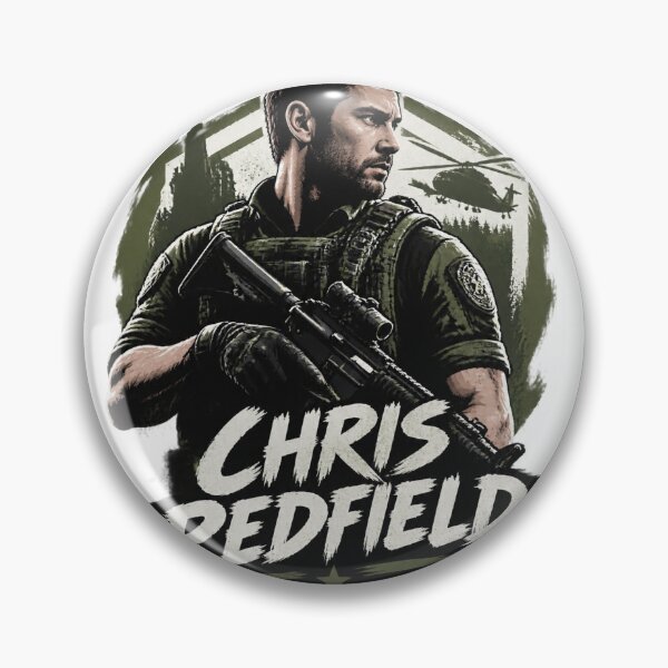 Item preview, Chris Redfield Inspired Action Hero Design for Fans of Adventure and Survival designed and sold by Succpreme.