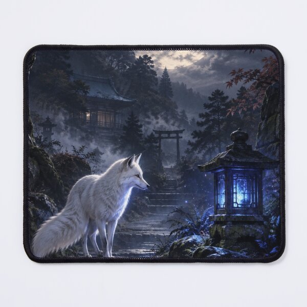 Item preview, Kitsune in Indigo Moon designed and sold by Silken moonlight .