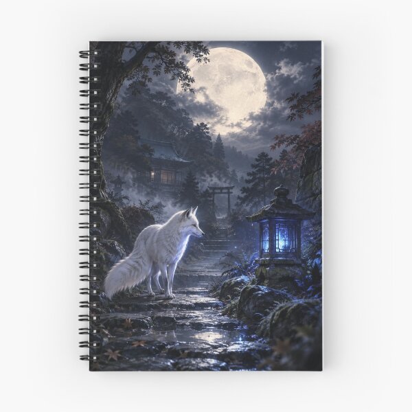 Item preview, Kitsune in Indigo Moon designed and sold by Silken moonlight .