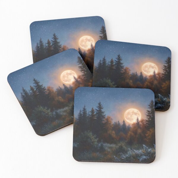 Item preview, Autumn Moonrise designed and sold by RedPeaStudio.