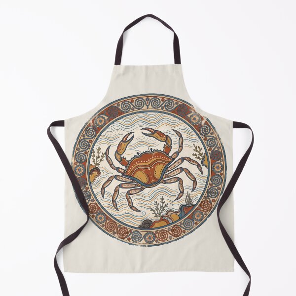 Item preview, Minoan Crab: Bronze Age Aegean Marine Fresco Ceramic Art designed and sold by FreiherrPK.