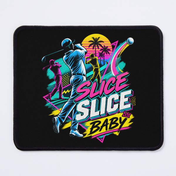 Item preview, Slice Slice Baby – Retro Golf Swing designed and sold by Numerous-Niches.
