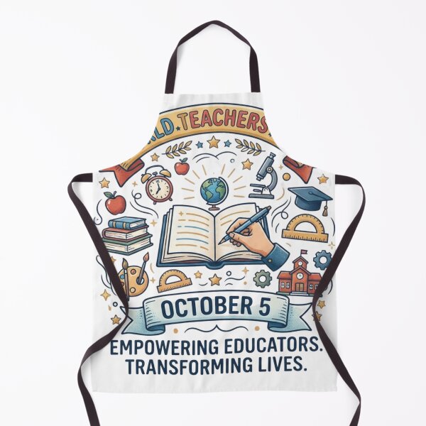 Item preview, World Teachers Day Empowering Educators Transforming Lives Design designed and sold by CreativeNest Prints.