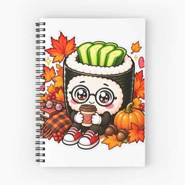 Item preview, Kappa Maki Cozy Autumn Sticker designed and sold by OddGarage.