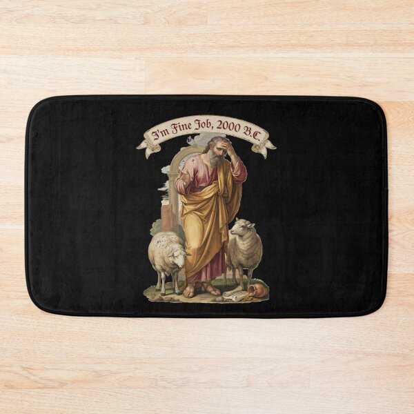 Item preview, I'm Fine Job 2000 BC Bible Meme Humor designed and sold by Redgiant87x.