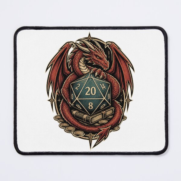 Item preview, Draconic Dice Keeper for Roleplayers and Gamers – Fantasy Dice Storage designed and sold by Milk McLactose.