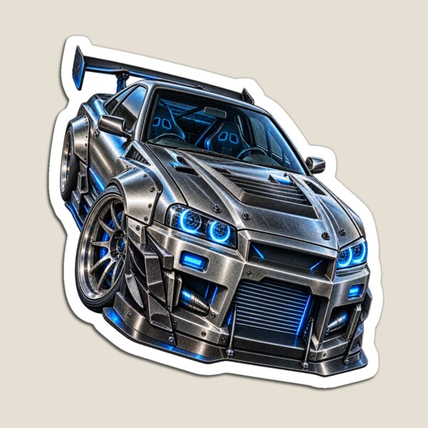 Item preview, JDM Cyber Tuning Car – Japanese Street Racing Widebody Sports Car designed and sold by SteelCoat Studio.